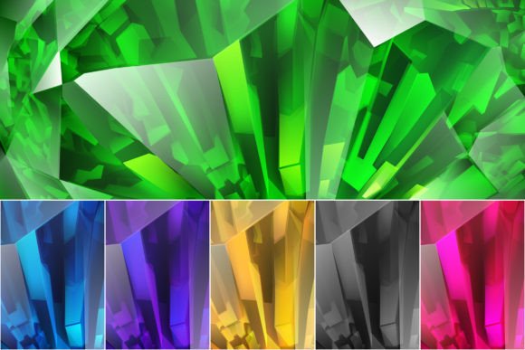 Abstract Crystal Backgrounds: A Modern Design Asset