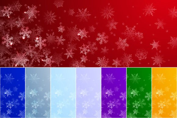 Elegant Snowflake Backgrounds for Holiday Projects