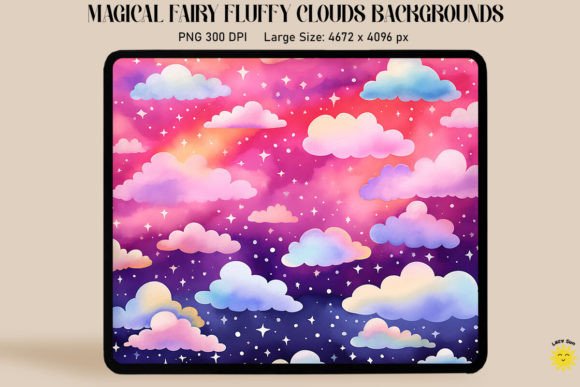 Elevate Your Designs with Enchanting Rainbow Cloud Backgrounds