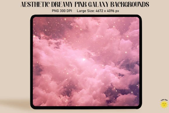 Enchanting Pastel Pink Starry Skies Backgrounds