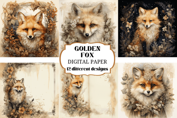 Golden Fox Digital Paper Backgrounds: A Designer's Guide