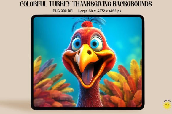Infuse Festive Energy with Colorful Turkey Thanksgiving Backgrounds