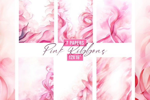Soft Texture for Bold Projects: Using Watercolor Pink Ribbons