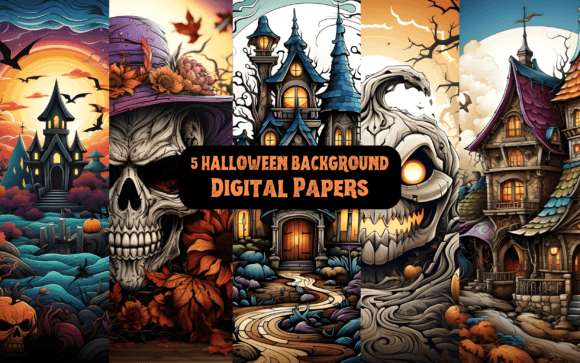 Spooky & Stylish: 5 Halloween Backgrounds for Every Project