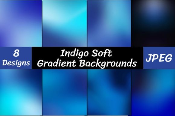 The Deep Allure of Indigo Gradient Backgrounds