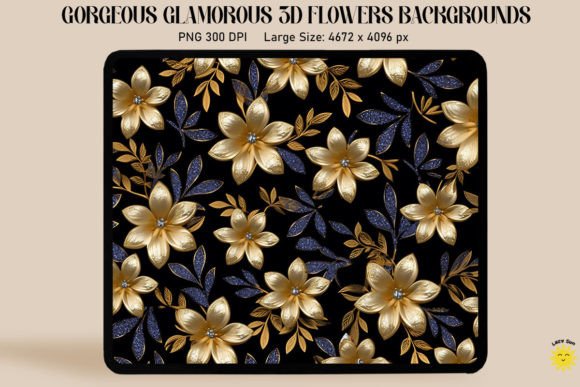 Transform Your Projects with Luxurious 3D Floral Backdrops
